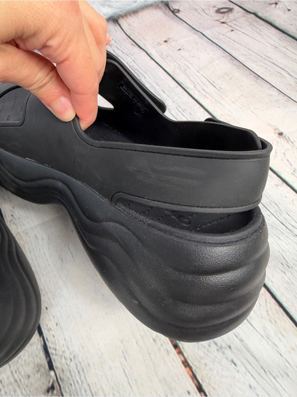 Crocs skyline sandal black womens size 9 - Picture 5 of 7